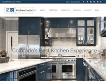 Tablet Screenshot of bkckitchenandbath.com